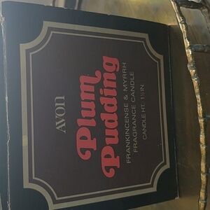 Avon Vintage Plum Pudding Fragrance Candle